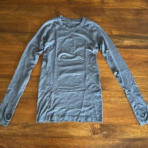 Lululemon Run Swiftly Long Sleeve Gray Size 4